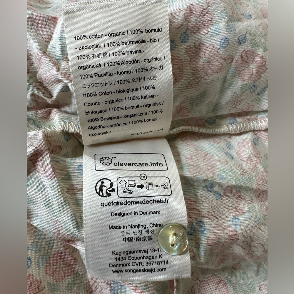 Floral Ruffle Sleeve Kids Blouse - Picture 5 of 6